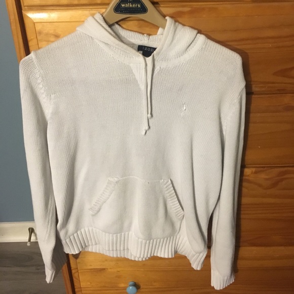Izod Tops - White sweatshirt